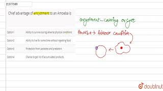 Chief advantage of encystment to an Amoeba is [upl. by Amees537]