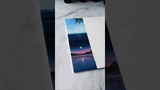 day amp night painting idea  easy acrylic painting for beginners ✨️ [upl. by Roswald]