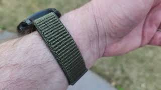 Abanen hook and loop nylon band  Fenix 657 and Garmin Epix 2  2199 [upl. by Atteselrahc794]