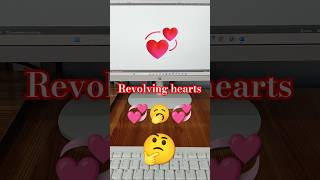 Revolving hearts 💞💞 Ms Word Symbol Shortcut Key 🥱 shortcutkeys computer msword trending video [upl. by Darnoc]