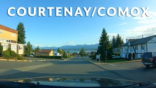 CourtenayComox Downtown Drive 4K  British Columbia Canada [upl. by Melac]