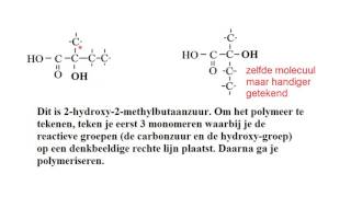 Polymeren 2 condensatiepolymeren tekenen met oefeningen [upl. by Gies857]