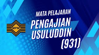 931 Pengajian Usuluddin [upl. by Ferrigno]