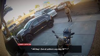 Copping an attitude Confrontational Las Vegas police officer under internal investigation [upl. by Aneloj]