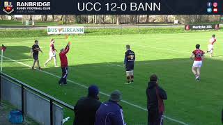 UCC v Bann 1sts AIL 201415 Season [upl. by Enyak]