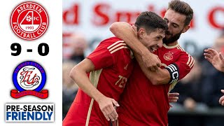 Aberdeen vs Turriff United 90 Highlights  Pre Season Friendly  Turriff 09 Aberdeen Highlights [upl. by Hgielrak]