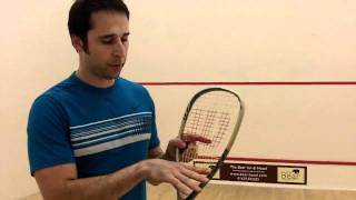 Wilson One 40 BLX Squash Racket Review  PDHSports [upl. by Nitz]