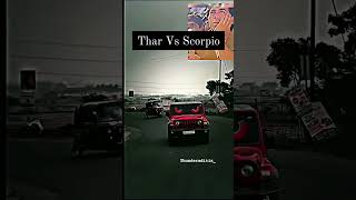 Please sports kro bhai 😭🙏 thar vs Scorpio 11 tarnding automobile viralvideo thar [upl. by Tnarud]