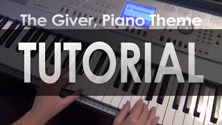 TUTORIAL The Giver  Rosemarys piano theme with an ending [upl. by Harrison117]