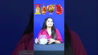 Fruits Vs Meat 🍇🥭🍍🥩🍖🍒🍗 Challenge 🍓🍌🍉🍅🌽🌶️🍄 emojieatingchallenge gameplay trending shorts [upl. by Eilrebma]