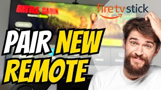 How to PAIR New Firestick Remote amp Without Old Remote Fast Tutorial [upl. by Jamin384]