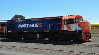 Martinus Rail DC 4041 and KiwiRail Freights [upl. by Howenstein]