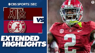 Texas AampM vs No 1 Alabama Extended Highlights  CBS Sports HQ [upl. by Matusow568]