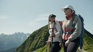 Wanderung in Österreich und Deutschland mit den OBERSTDORF · KLEINWALSERTAL BERGBAHNEN [upl. by Ilyak]