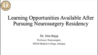 Learning Opportunities Available After Pursuing Neurosurgery Residency [upl. by Nilreb]