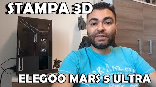 STAMPANTE 3D ELEGOO MARS 5 ULTRA come stampare oggetti con la Resina  Action Figure e Miniature [upl. by Letsirhc]