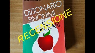 Recensione DIZIONARIO DEI SINONIMI E CONTRARI Sclero Totale [upl. by Hirst]