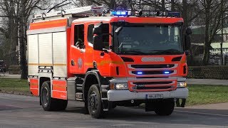 Einsatz im Stadtpark HLF20 Freiwillige Feuerwehr Hamburg Winterhude F2928 [upl. by Airotnahs]