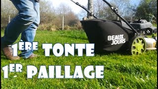 Première tonte premier paillage [upl. by Ecitnirp315]