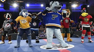 2023 Honda NHL AllStar Game Mascot Showdown  2023 AllStar Weekend [upl. by Anerres]