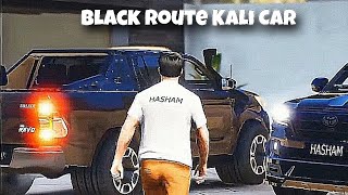 Black Route Kali Slow  Reverb Car Song With Protocol In GTA 5  GTA 5 VIDEOS [upl. by Peddada]