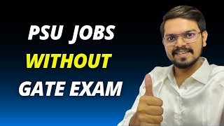 PSU JOBS Government Jobs  WITHOUT GATE Exam [upl. by Swane]