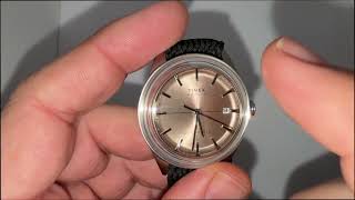 Video Review The Timex Marlin Jet Automatic 38mm Watch [upl. by Faye]