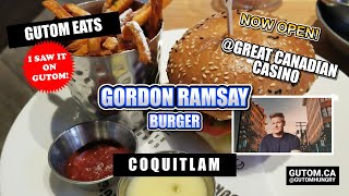 NOW OPEN GORDON RAMSAY BURGER VANCOUVER COQUITLAM  FOOD BURGER STREETFOOD [upl. by Pierpont]