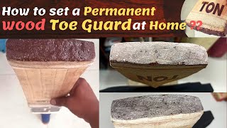 Permanent Wood Toe Guard Fixing to a Cricket Bat I Bat Toe Repair I Viral Video I Trending Video [upl. by Mir]