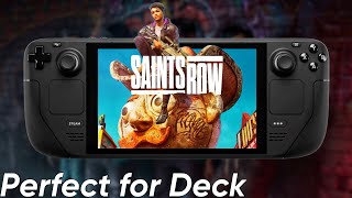 Runs Great  Saints Row on Steam Deck  SteamOs  60FPS [upl. by Hake]