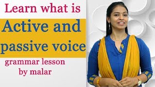 Active voice Vs Passive voice 88  Learn English with Kaizen through Tamil [upl. by Aikat]