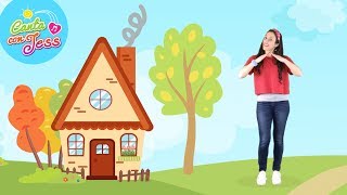 Yo Tengo Una Casita I Have a Little House  Spanish Action Songs for Kids [upl. by Joyann]