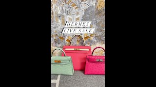 Hermes Bags  Live Sale with Jess 231024  The Purse Affair [upl. by Irwin911]