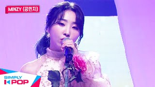 Simply KPop MINZY공민지  LOVELY  Ep416 [upl. by Anneyehc957]