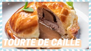 Mini tourtes de caille au foie gras 🍗  Le tuto  Max amp Fanny [upl. by Llemaj]