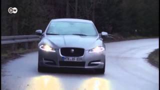 Im test Jaguar XF Diesel  Motor mobil [upl. by Erlinna480]