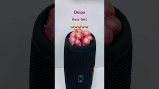 Onion Bass Test bass bassboosted satisfying experiment music jbl test shorts dance [upl. by Ytsirc]