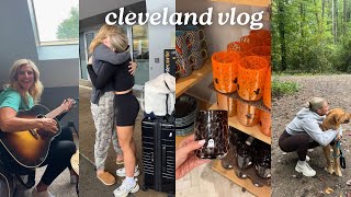 CLEVELAND VLOG visiting my mom healthy recipes shopping around  resetting after the trip [upl. by Ardy]