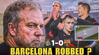 BARCELONA ROBBED AGAINST SOCIEDAD 😡 Real Sociedad vs Barcelona 10 Match Review La Liga 2024 [upl. by Elconin]