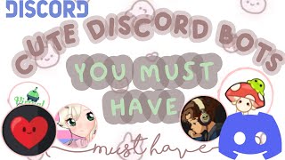 5 cute discord bots you must have 🐻 •  Discord Tutorial [upl. by Ramedlab]