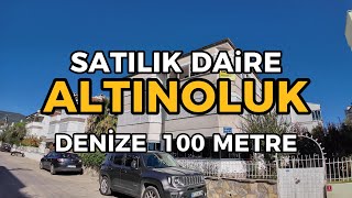 ALTINOLUK SATILIK DAİRE  DENİZ MANZARALI  DENİZE YAKIN  DENİZE 100 METRE [upl. by Eohce615]