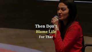 Dont Blame Your Life  Muniba Mazari  Motivational Lines  Whatsapp Motivational Status [upl. by Saunders]