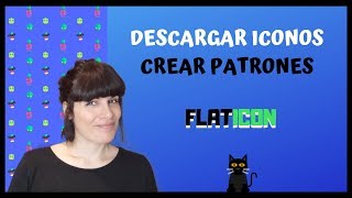 Descargar iconos gratis y crear patrones en FLATICON [upl. by Dahij]