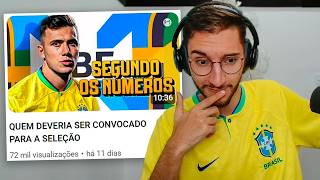 QUEM DEVERIA SER CONVOCADO PARA A SELEÇÃO [upl. by Cinda]