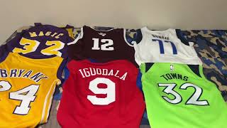 My NBA Jersey Collection 🔥 34 [upl. by Alamat]