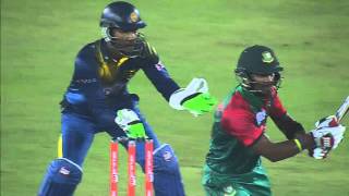 Bangladesh vs Sri Lanka I Asia Cup 2016 I Sabbir Rahmans 80 Runs [upl. by Bethany]