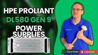 HPE DL580 ProLiant Gen9 Server Power Supplies Overview  Options  How to Install HotPlug In [upl. by Anesusa]