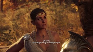 Assassins Creed Odyssey Daphnae Romance Kassandra [upl. by Nnaeirb]