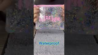 confetti glitter pouch packagingindustry cosmeticsindustry [upl. by Sueahccaz]