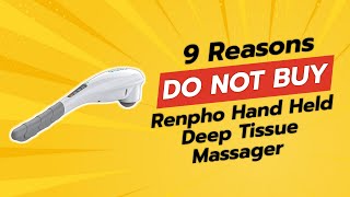 DONT BUY RENPHO Hand Held Deep Tissue Massager Before Watching THIS VIDEO 😱💔 [upl. by Yziar]